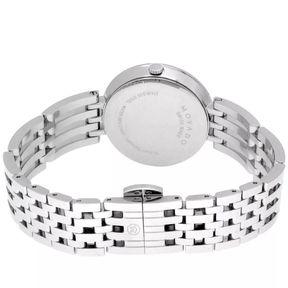 Movado Esperanza Diamond Watch Black 0607052 - Picture 3 of 5